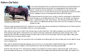 Oklahoma State University: About Salers